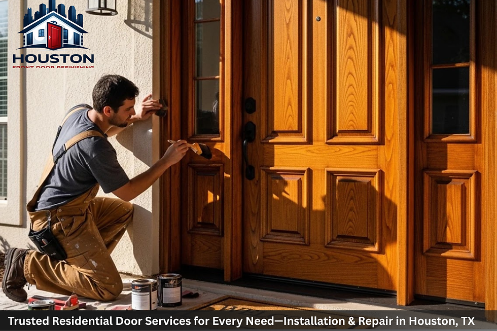 Trusted Residential Door Services in Houston, TX | Installation & Repair