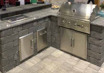 Stonegate® Grill Station in Gray - Charcoal