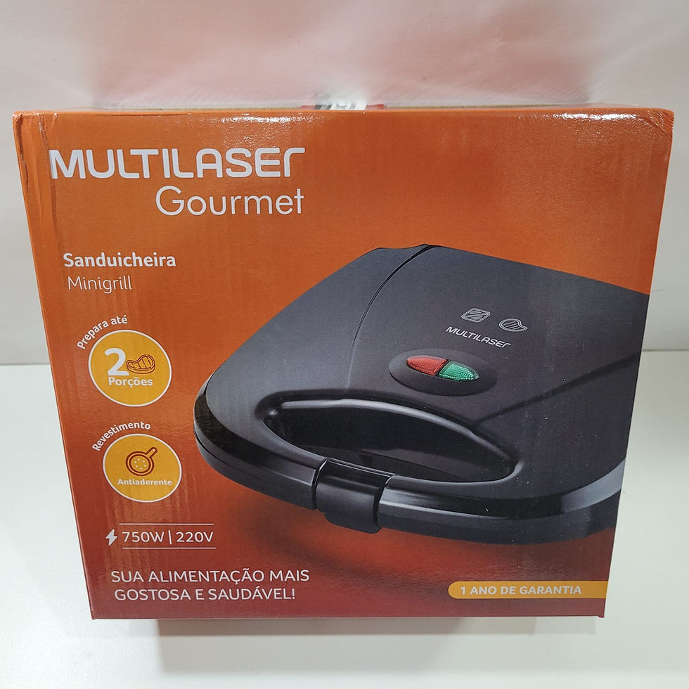 Miniatura: Sanduicheira Minigrill Gourmet Elétrica 750w 220V Multilaser
