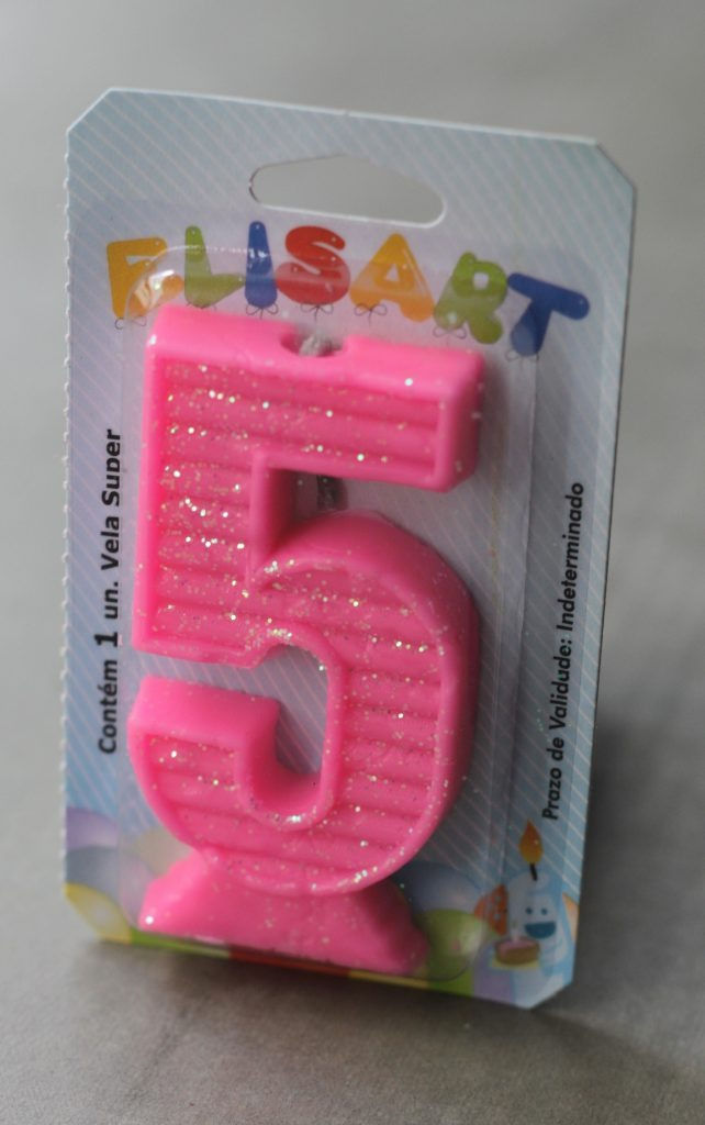 Miniatura: Vela Super Glitter Rosa