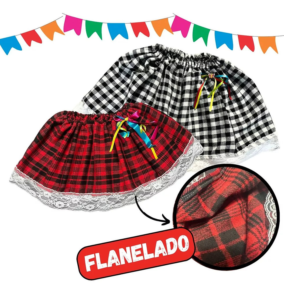 Miniatura: Saia Junina Xadrez