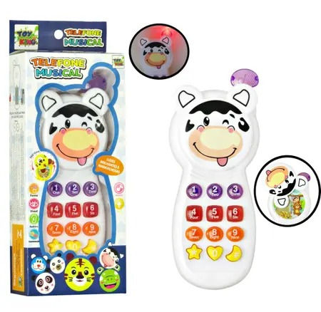 Miniatura: Telefone Musical Infantil Com Luz Animais Toy King