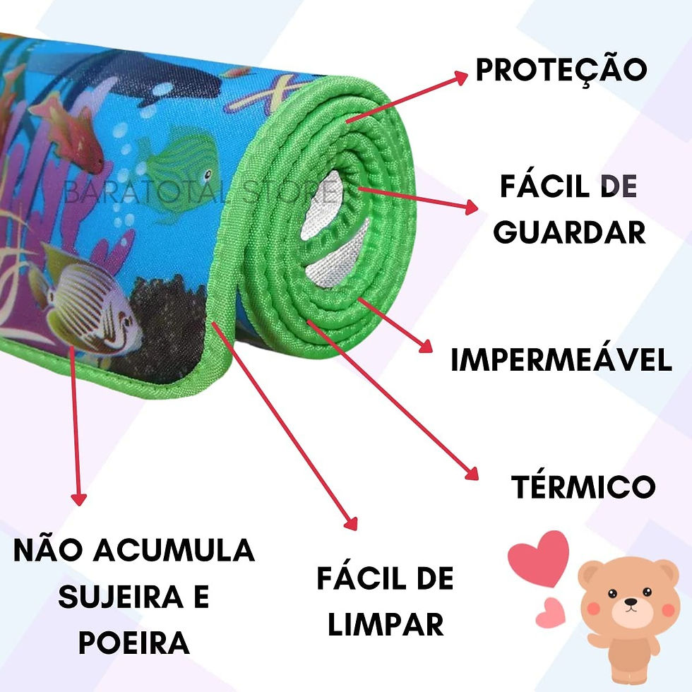 Miniatura: Tapete de Atividades Art Brink 90cm X 120cm