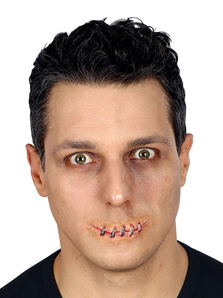Miniatura: Cicatriz de Boca para Festas Halloween