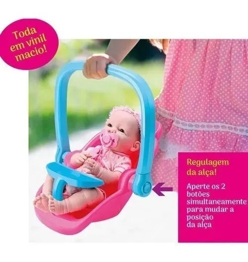Miniatura: Boneca New Born com Bebê Conforto