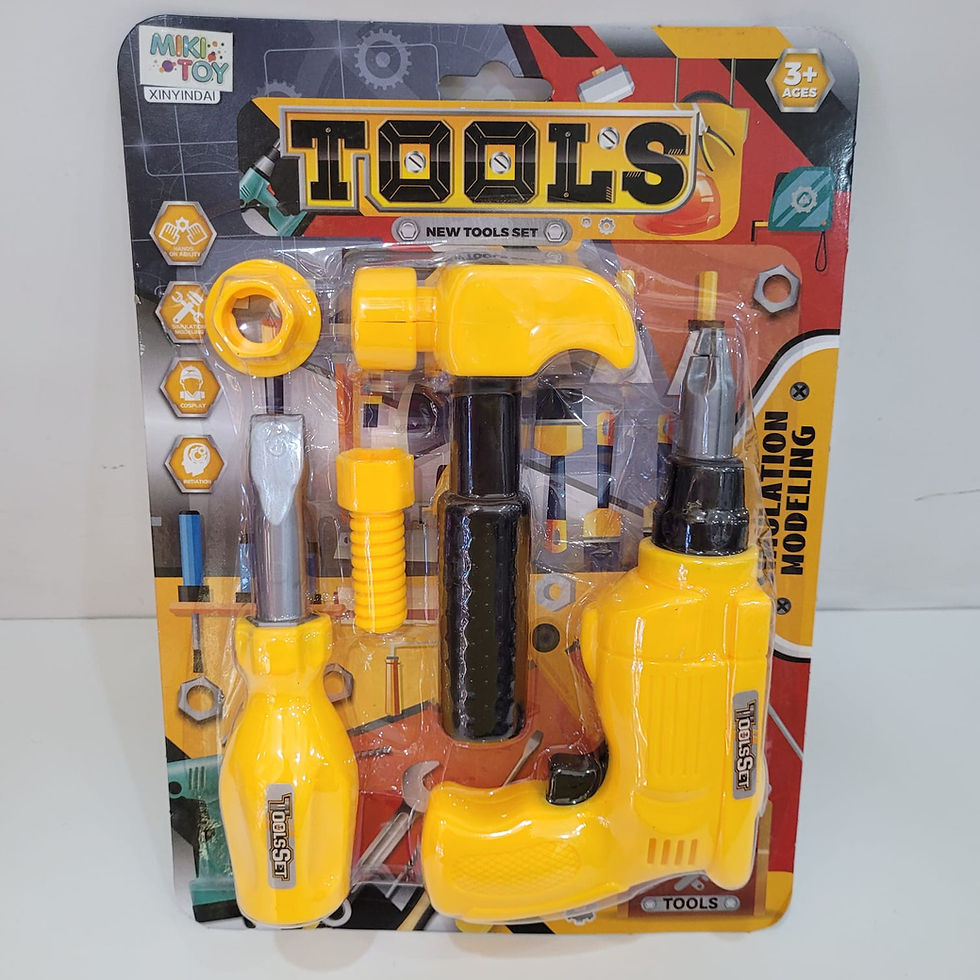 Miniatura: Cartela de Ferramentas Infantil 5 peças Tools Miki Toys