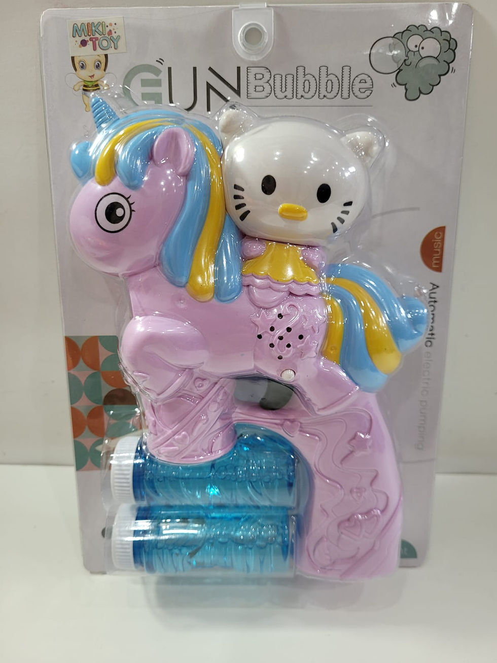 Miniatura: Pistola Lança Bolhas de Sabão Unicórnio