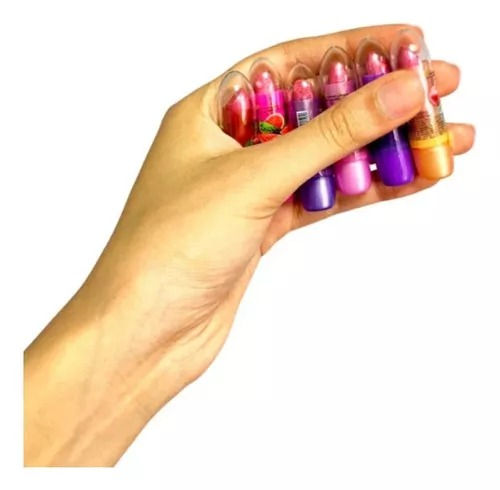 Miniatura: Mini Batom Frutas Infantil Lipstick Lua & Neve