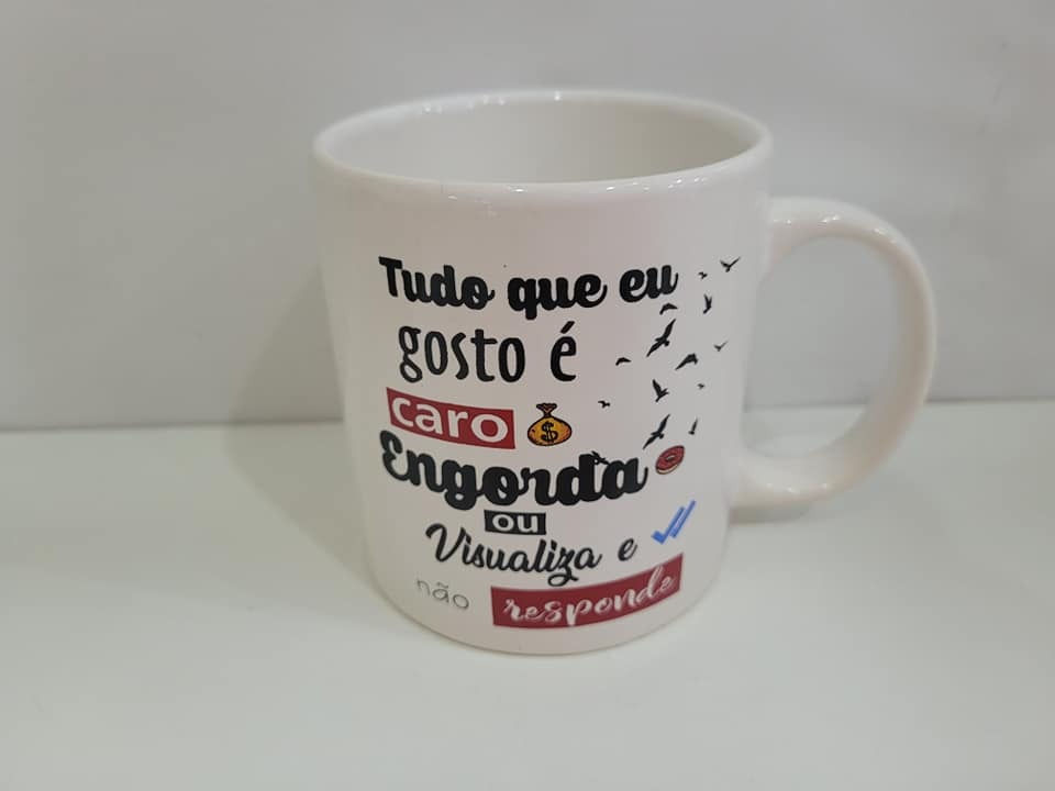 Miniatura: Caneca Porcelana Frases