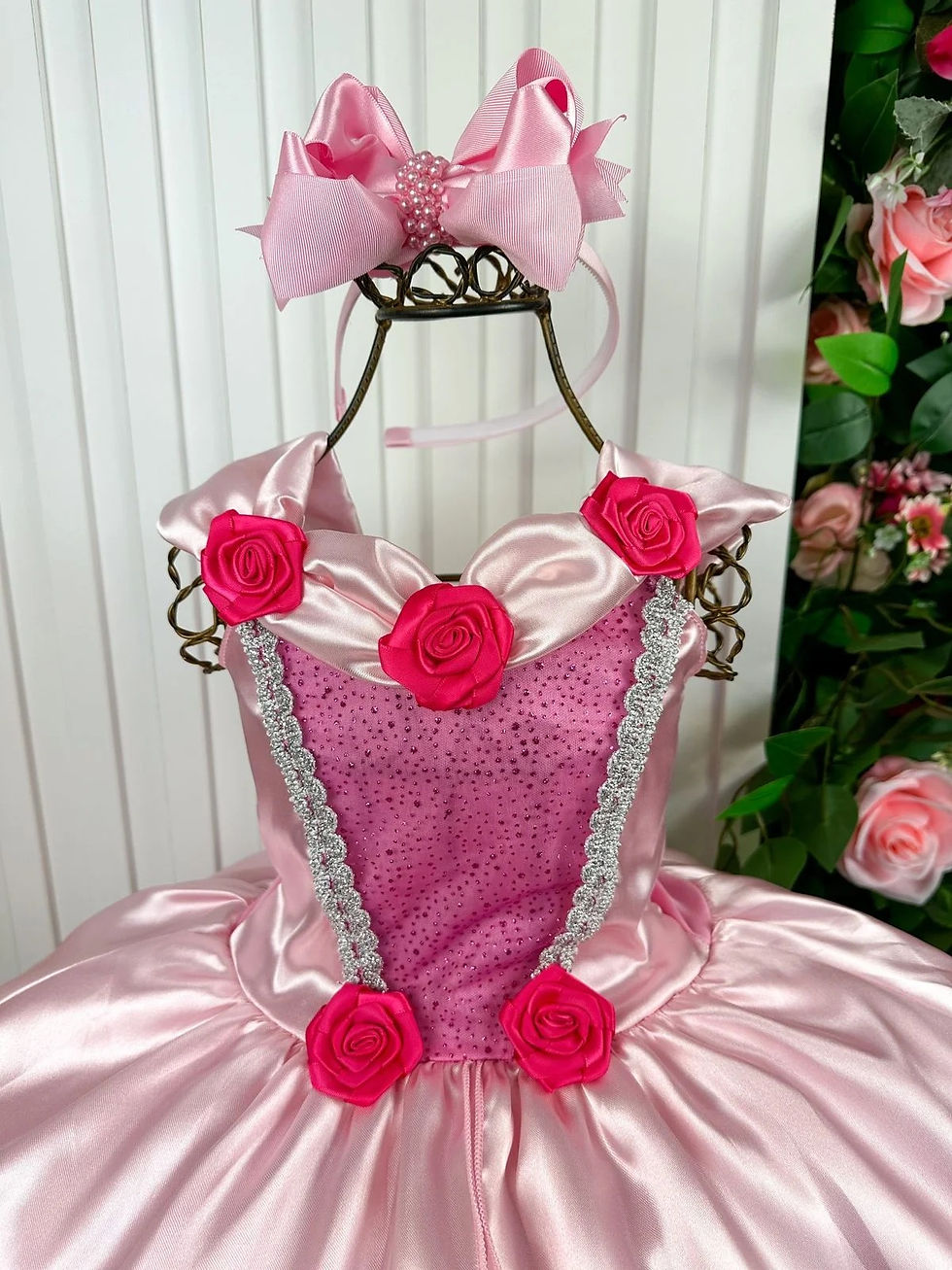 Miniatura: Fantasia Princesa Belli Bela Adormecida Aurora Longa