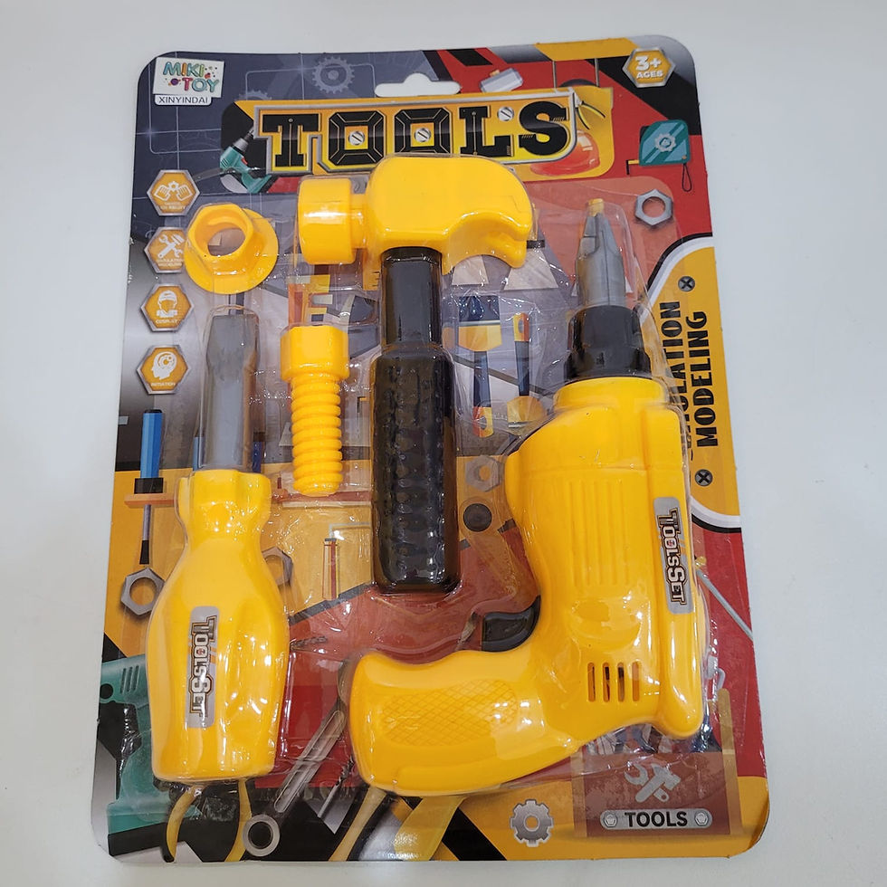 Miniatura: Cartela de Ferramentas Infantil 5 peças Tools Miki Toys