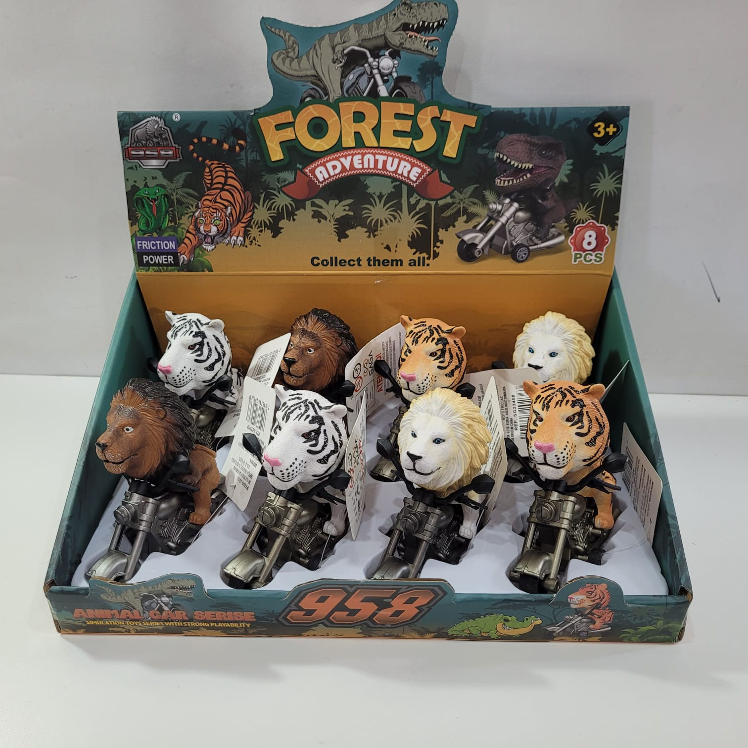 Moto Animais Motoqueiro Selvagem Fricção