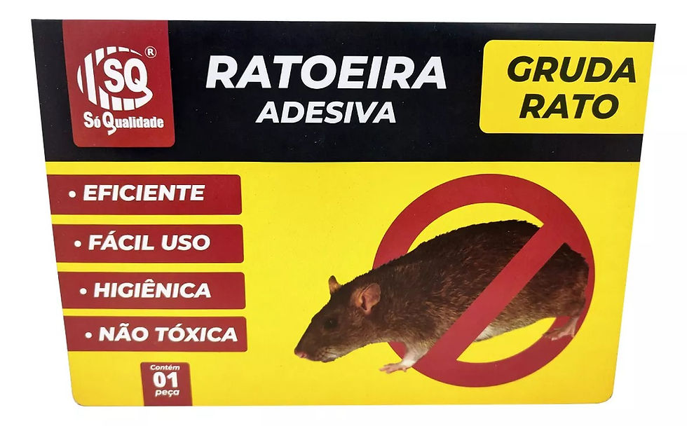 Miniatura: Ratoeira Adesiva Cola para Pegar Ratos SQ