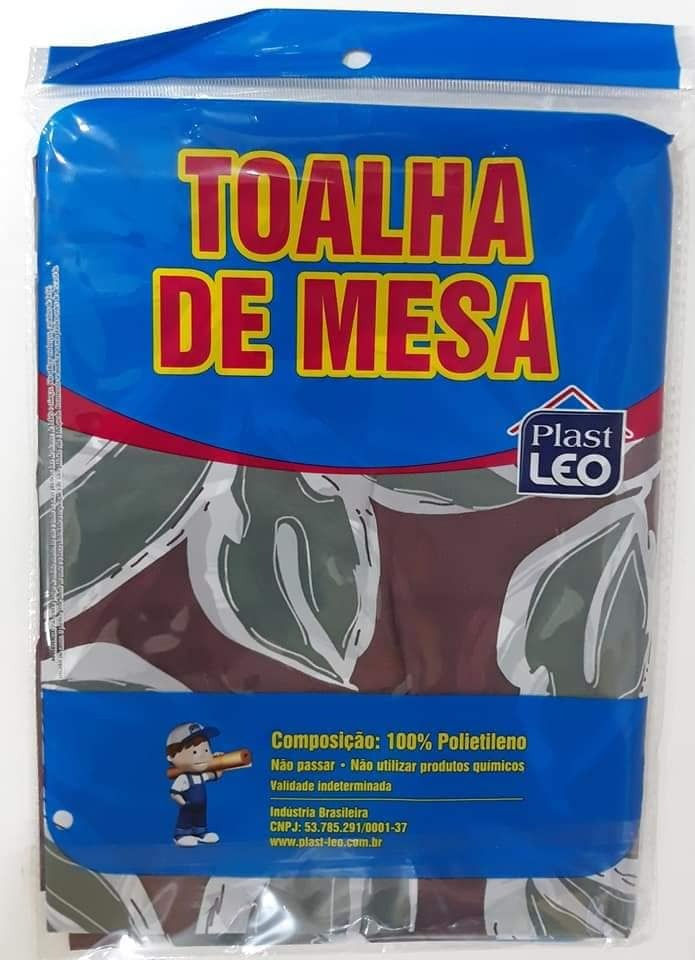 Miniatura: Toalha de Mesa Plástica Estampa 1,35m x 1,35m
