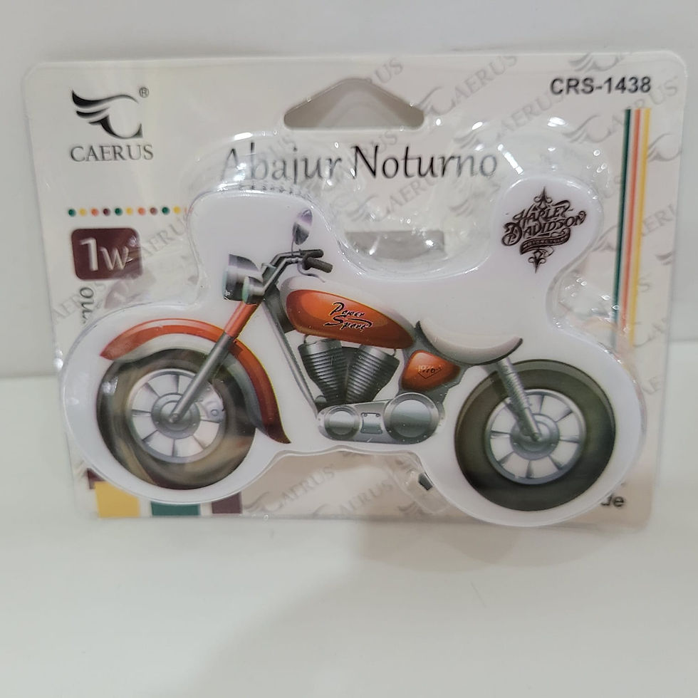 Miniatura: Luminária Abajur de Tomada Moto, Unicórnio, Lua
