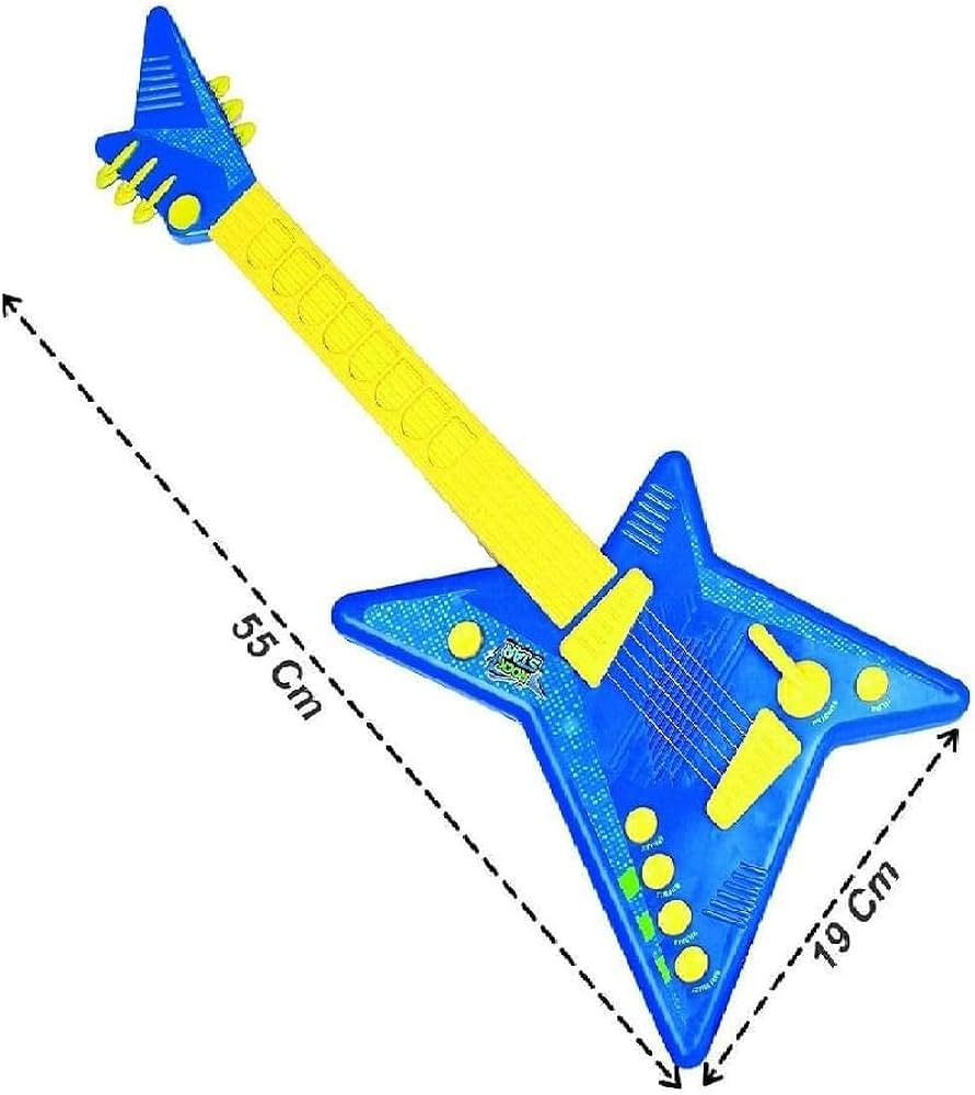 Miniatura: Guitarra Musical Infantil com Microfone Rock Star Azul Zoop Toys