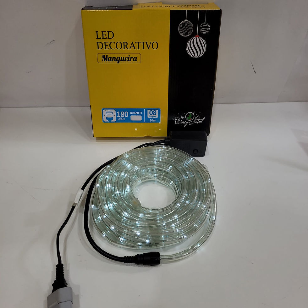 Miniatura: Mangueira Pisca Branca 180 Leds 10 metros 220V