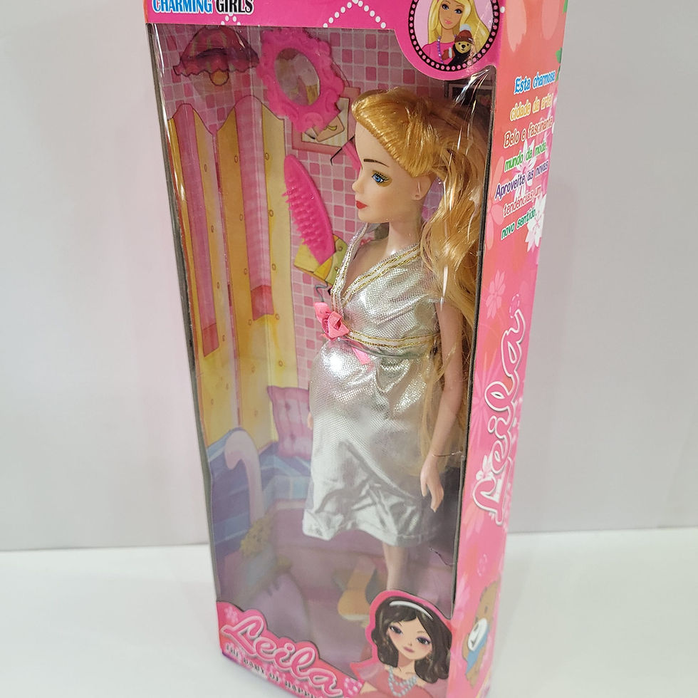 Miniatura: Boneca Leila Grávida