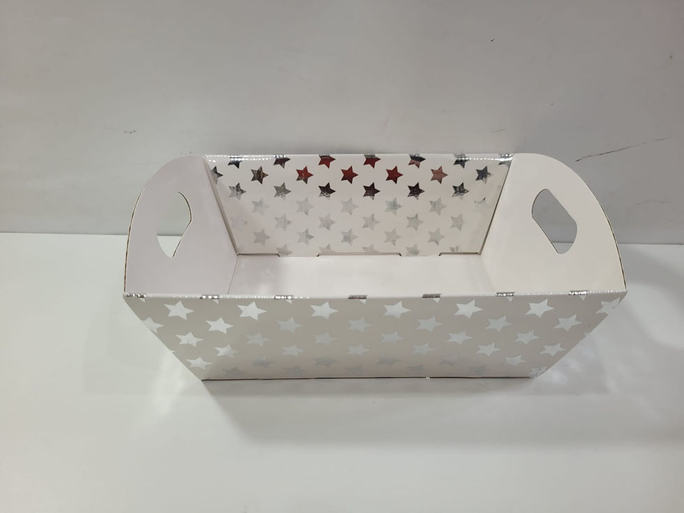 Miniatura: Cesto de Papel Estrela para Cestas 28X20X8cm