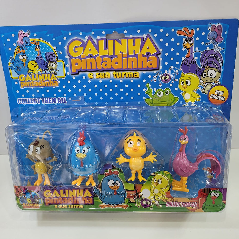 Miniatura: Galinha Pintadinha Kit com 4 Unidades