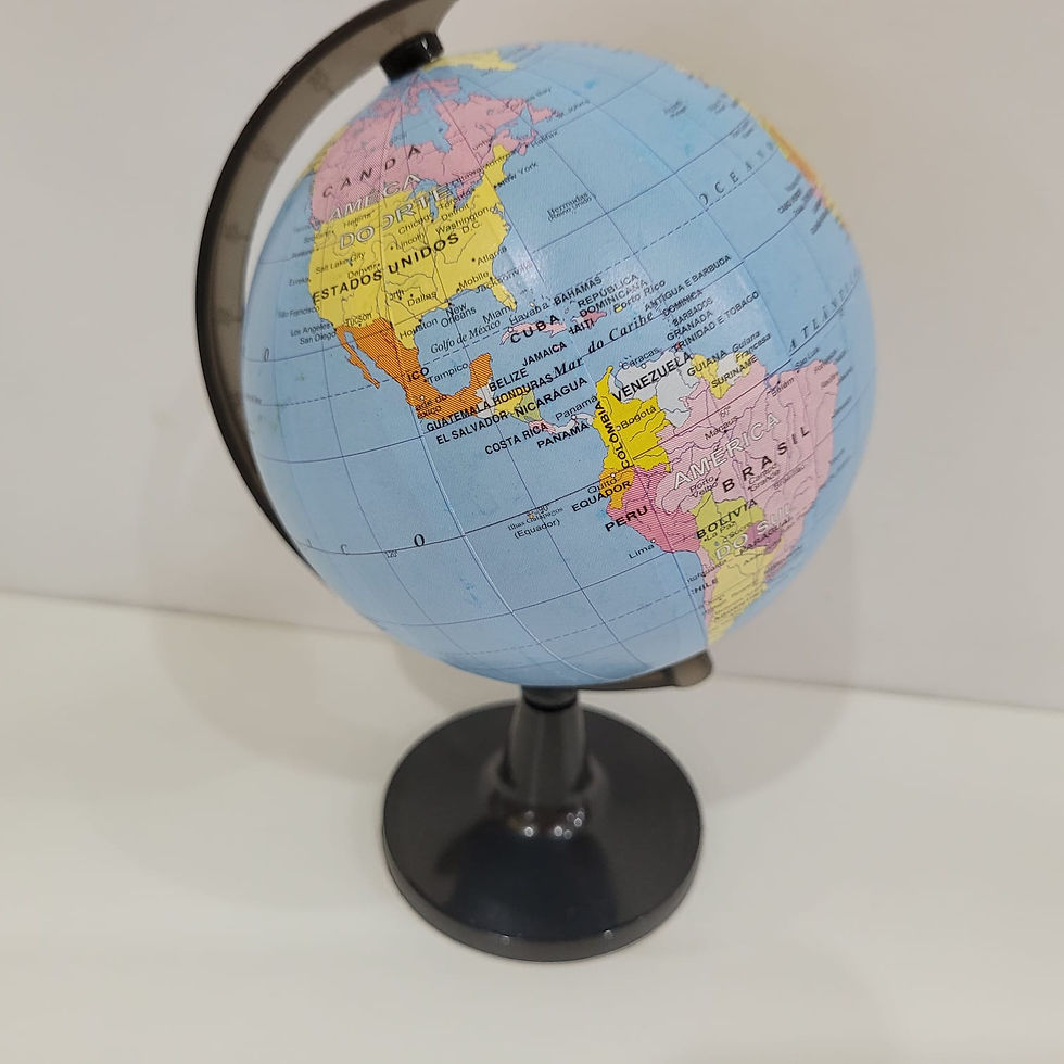 Miniatura: Globo Terrestre Político 10cm Yins Paper
