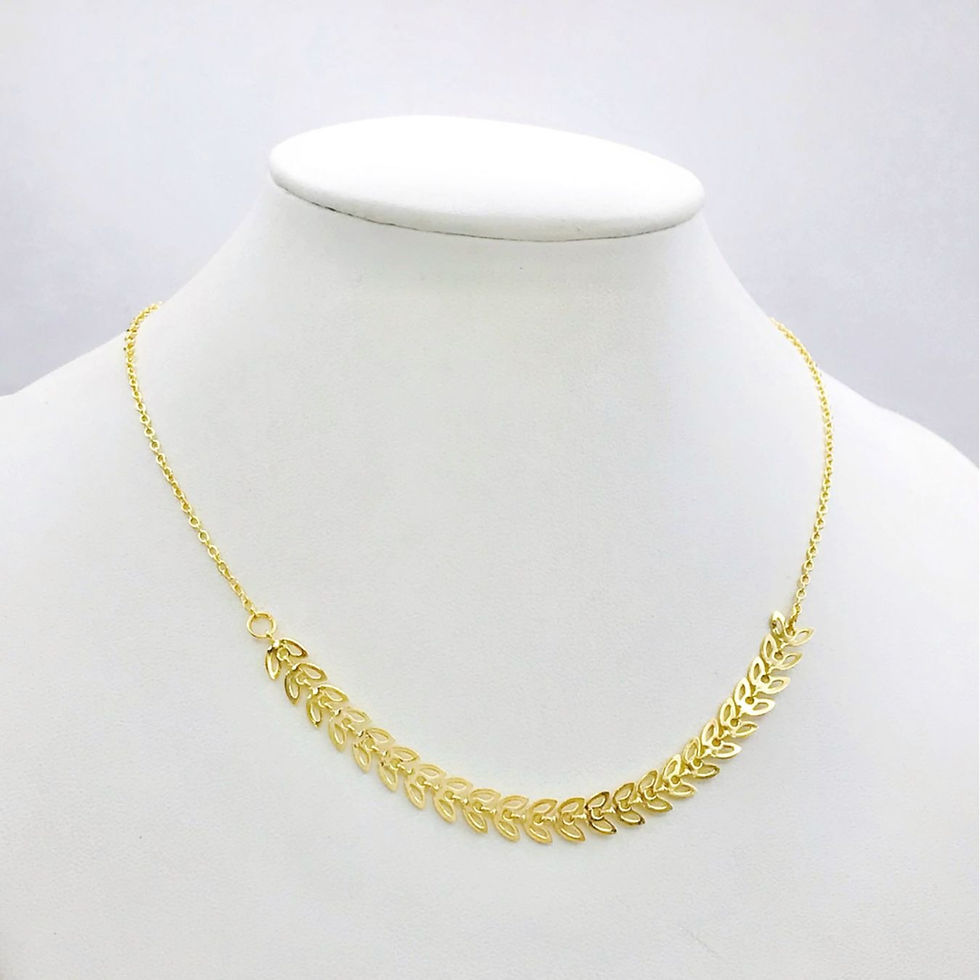 Miniatura: Colar Chocker Folheado