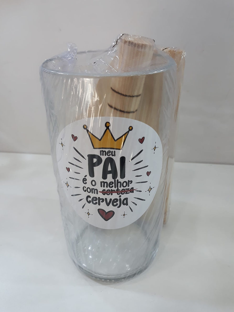 Miniatura: Kit Caipirinha Pai Copo Vidro Socador Tábua