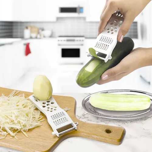 Miniatura: Descascador Ralador Fatiador Frutas Legumes 5 Em 1 Keita