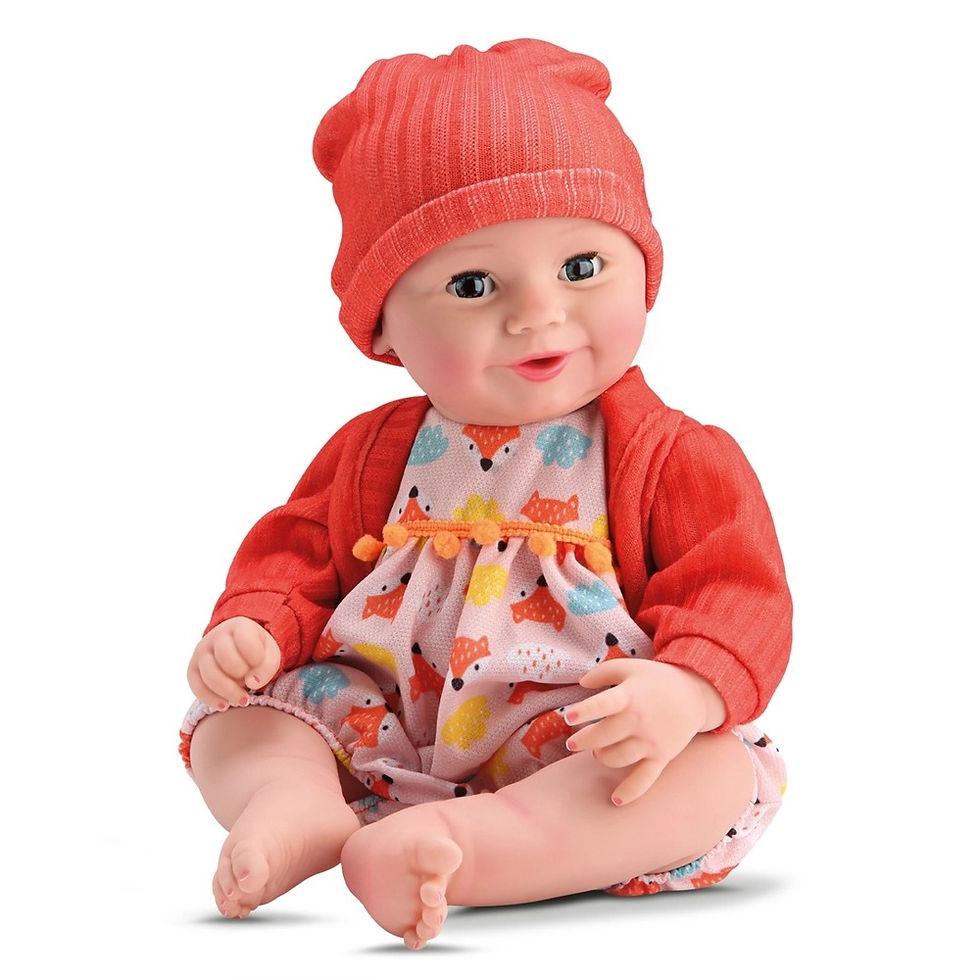 Miniatura: Boneca Diver New Born Unique Collection Body Laranja Divertoys