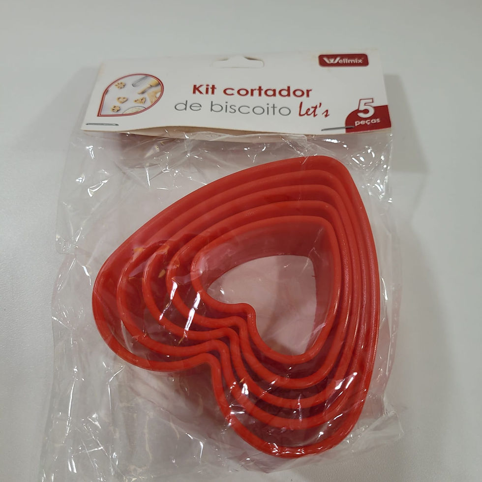 Miniatura: Kit Cortador de Bolacha Biscoito 5 peças Wellmix