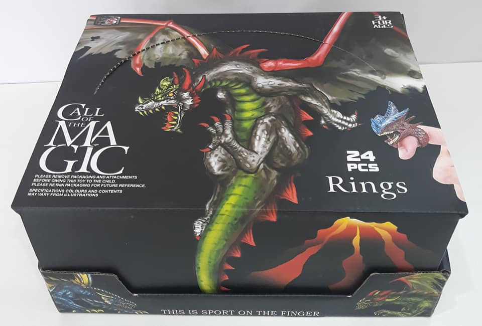 Miniatura: Anel Dragão 2 Peças