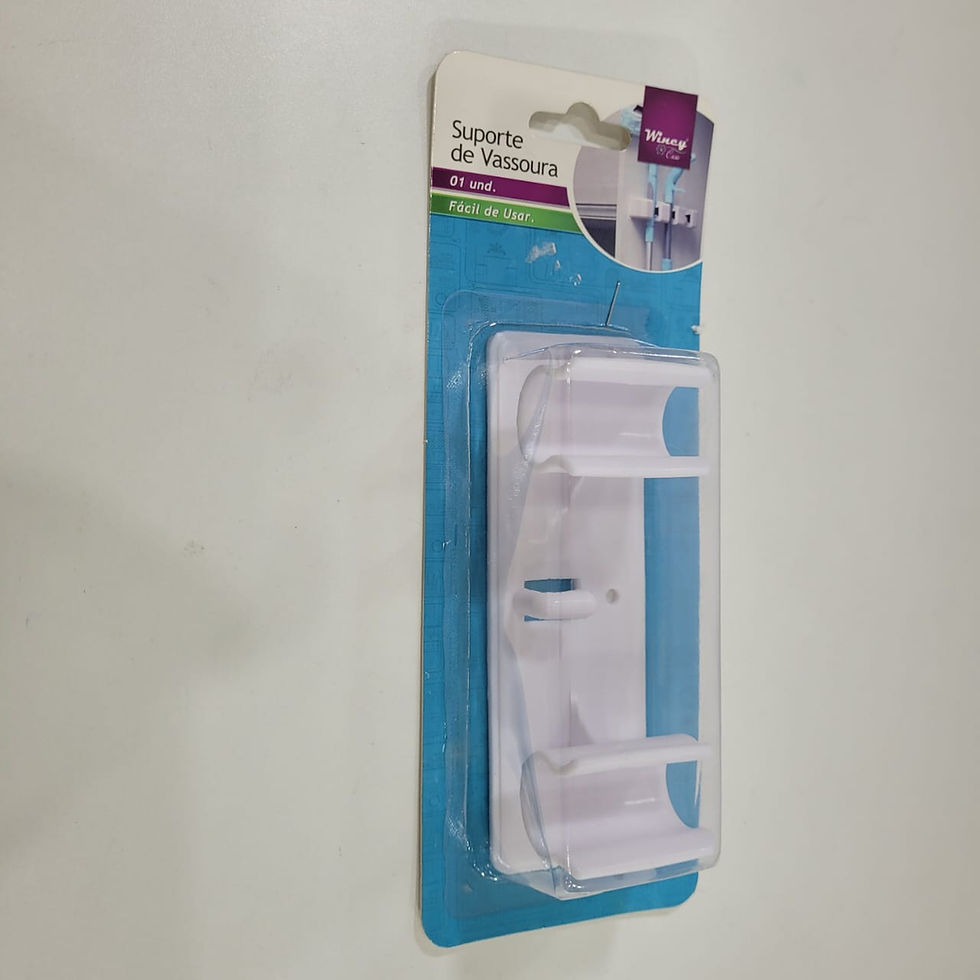 Miniatura: Suporte de Vassoura Rodo Adesivo