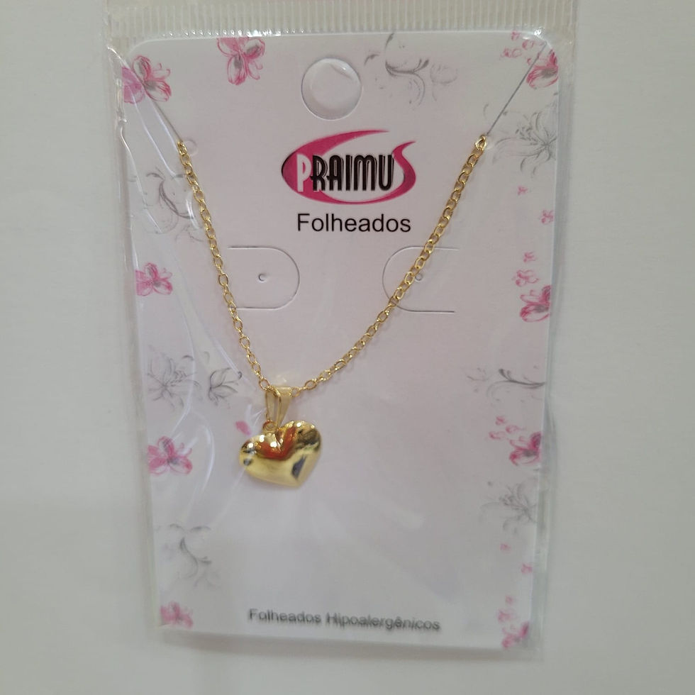 Miniatura: Colar Folheado