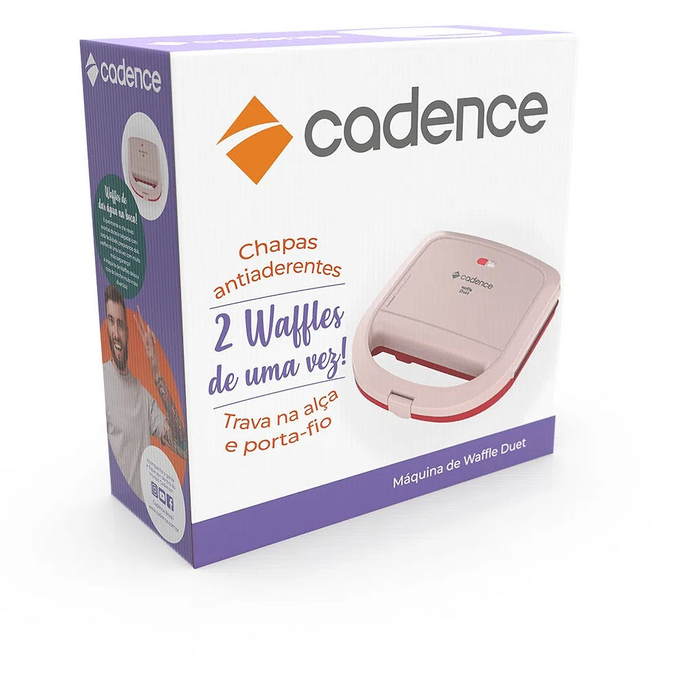 Miniatura: Máquina de Waffles Duet 220V Cadence