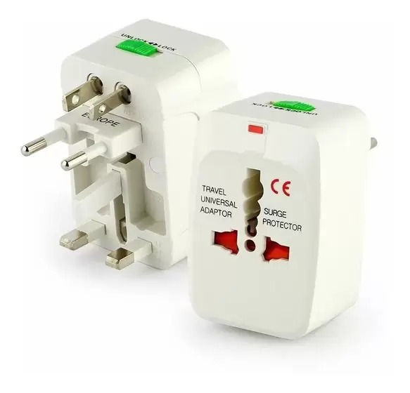 Miniatura: Adaptador Tomada Viagem Universal Internacional All In One Rohs