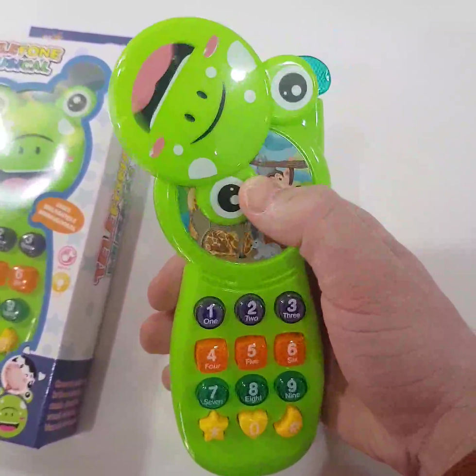Miniatura: Telefone Musical Infantil Com Luz Animais Toy King