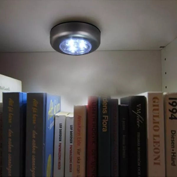 Miniatura: Luminária Clic LED Parede Teto à Pilha