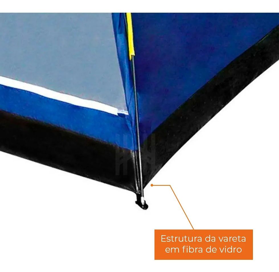 Miniatura: Barraca de Camping Iglu 4 pessoas 130cm X 210cm Homefy