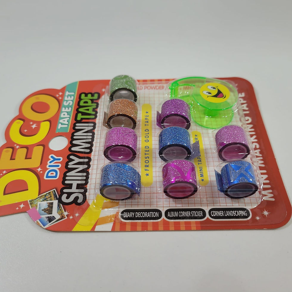 Miniatura: Mini Fita Adesiva Colorida com Suporte