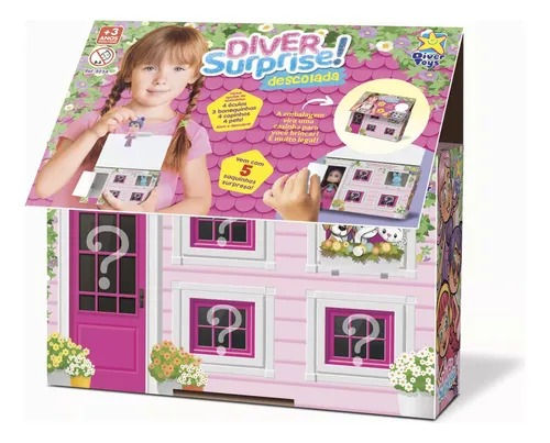 Miniatura: Boneca Diver Surprise Mini Descolada 5 Surpresas Divertoys