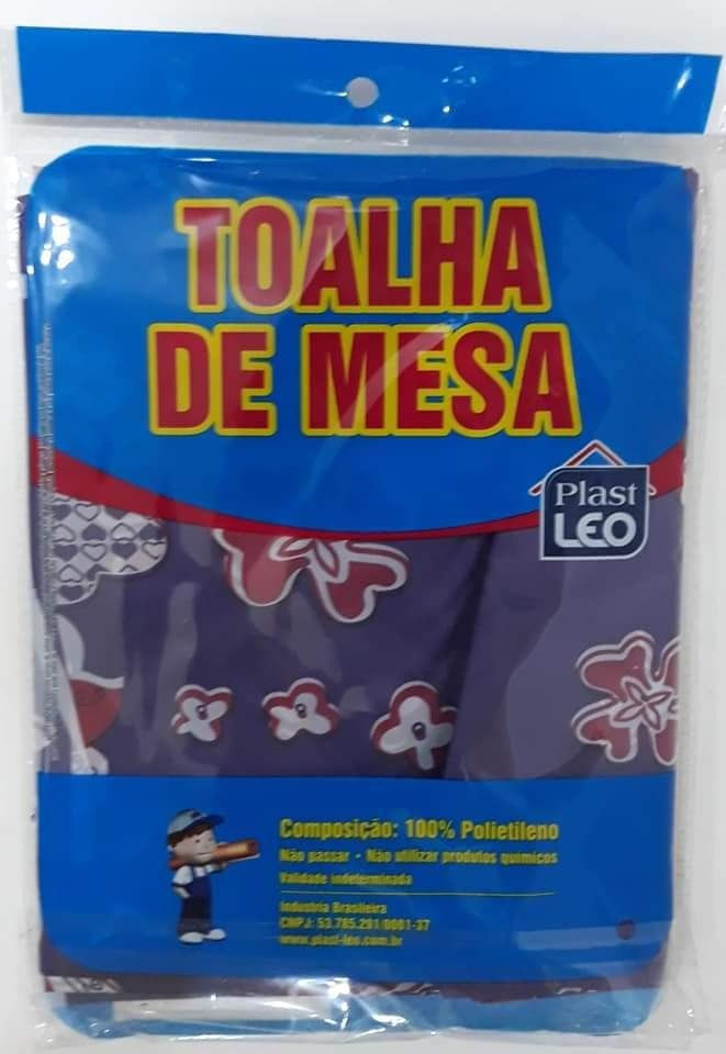 Miniatura: Toalha de Mesa Plástica Estampa 2,20m x 1,35m