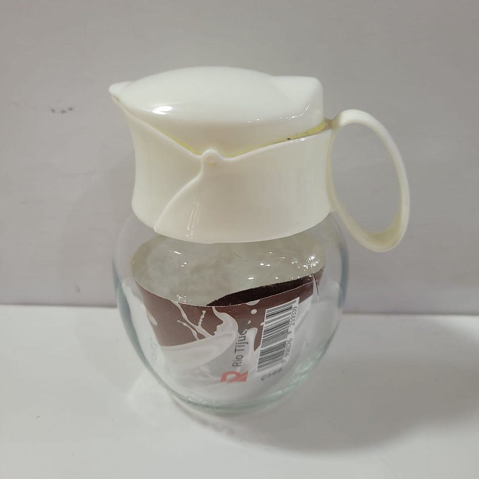Miniatura: Jarrinha de Vidro com Tampa Dosadora 210ml