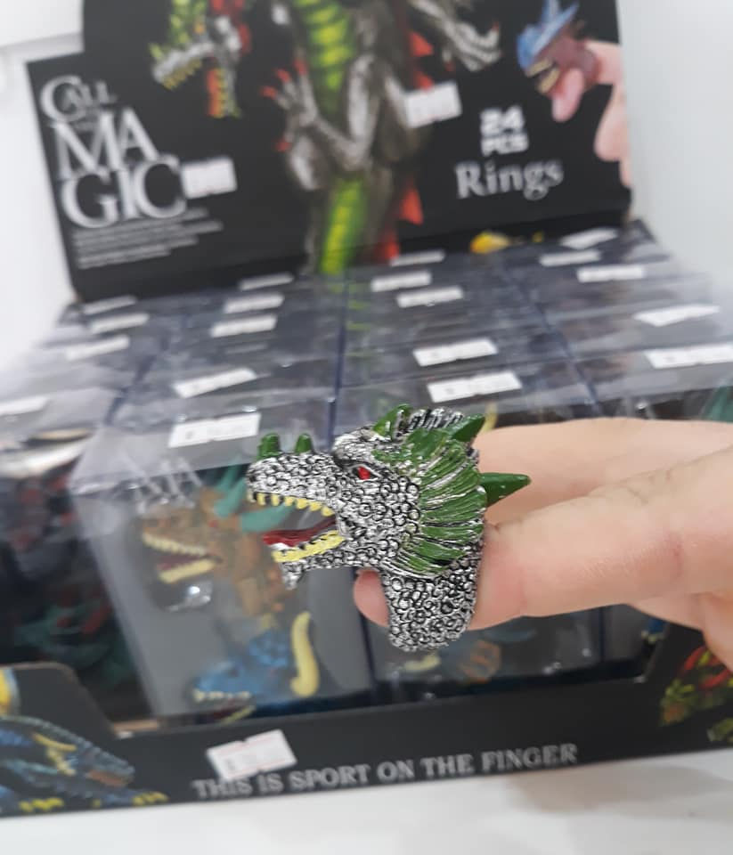 Miniatura: Anel Dragão 2 Peças