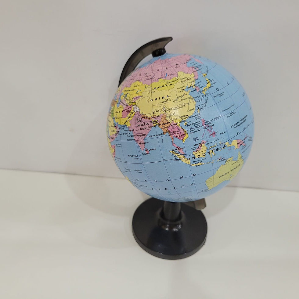 Miniatura: Globo Terrestre Político 10cm Yins Paper