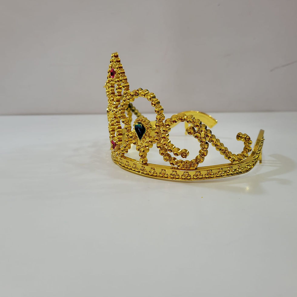 Miniatura: Coroa Princesa Infantil  Dourada