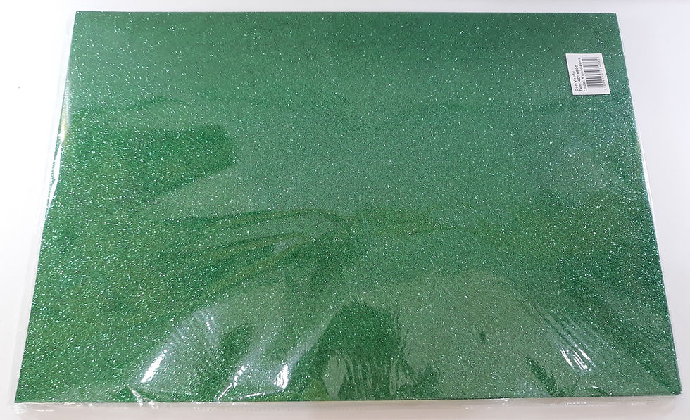 Miniatura: Folha de Eva com Glitter 40cm X 48cm