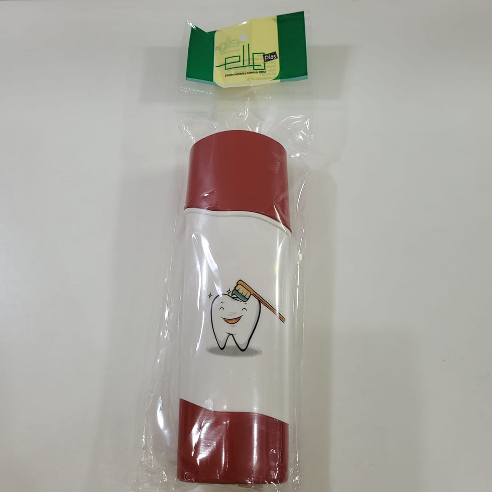 Miniatura: Porta Escova Dental com Tampa para Viagem
