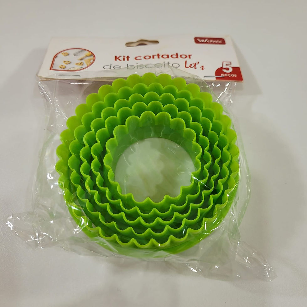Miniatura: Kit Cortador de Bolacha Biscoito 5 peças Wellmix
