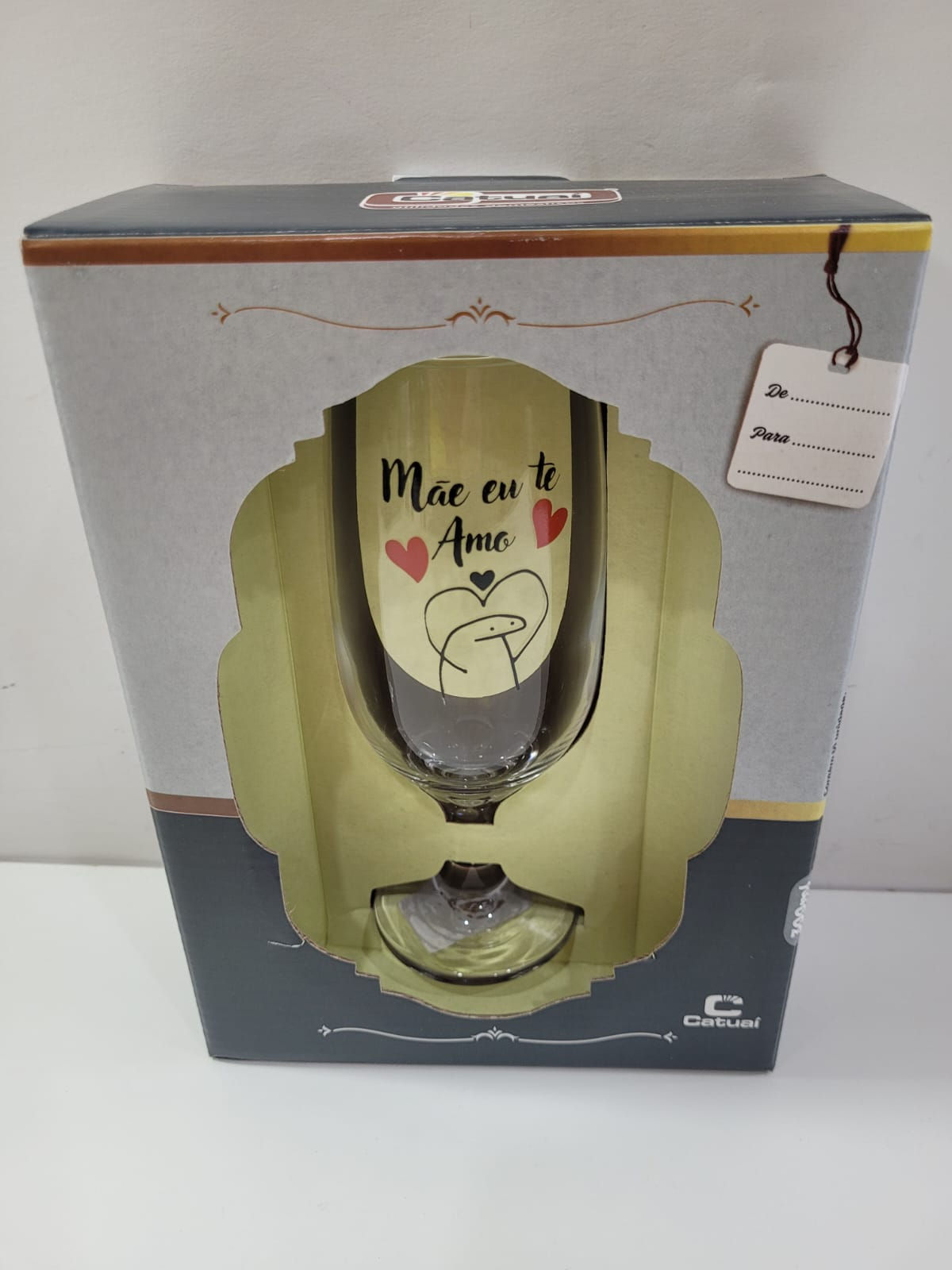 Taça de Vidro 300ml Mãe