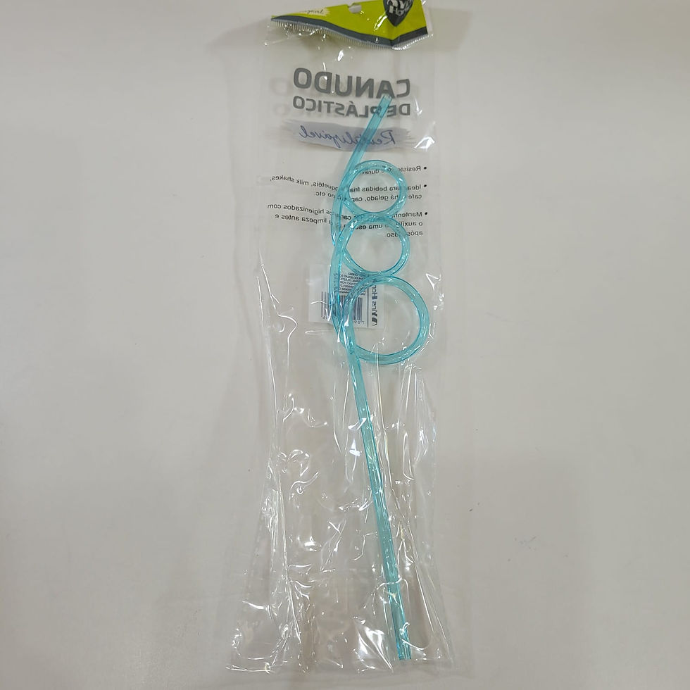Miniatura: Canudo Bolas Plástico Reutilizável